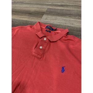 Polo Ralph Lauren‎ Custom Fit short sleeve Men's Cotton Polo Size 2XL Red